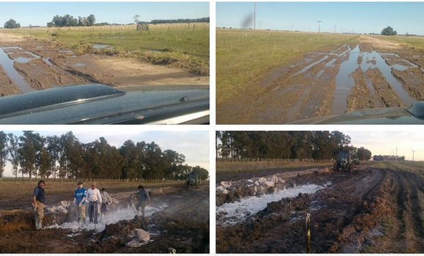 Se decidió iniciar una campaña mostrando a través de las redes sociales las fotos de los distintos caminos rurales de la provincia de Buenos Aires. Foto: CARBAP