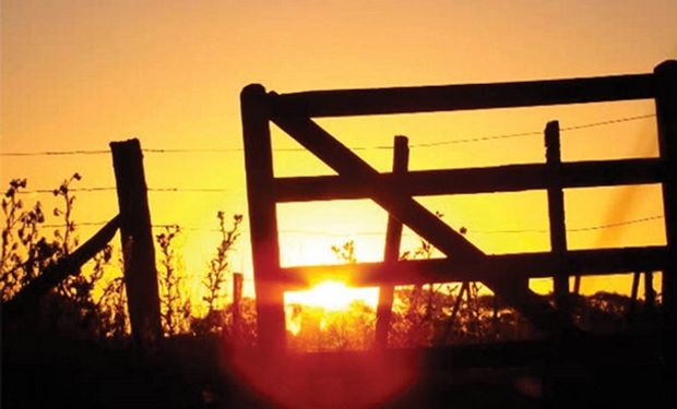 Amanecer en el campo.