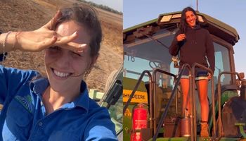 Trabajó en un campo de Australia y contó cómo llegaron a contratarla y cuánto le pagaron: "Primera vez en mi vida arriba de un tractor"