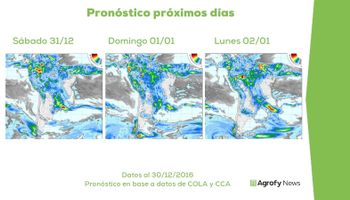 El 2017 arranca con lluvias