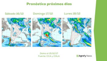 Pronostican al menos 30 milímetros para el fin de semana