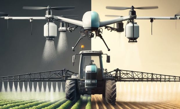 ¿Compro una pulverizadora terrestre o un drone para aplicaciones? Las respuestas al dilema