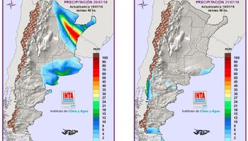 Las lluvias podrían dejar la zona central durante mañana