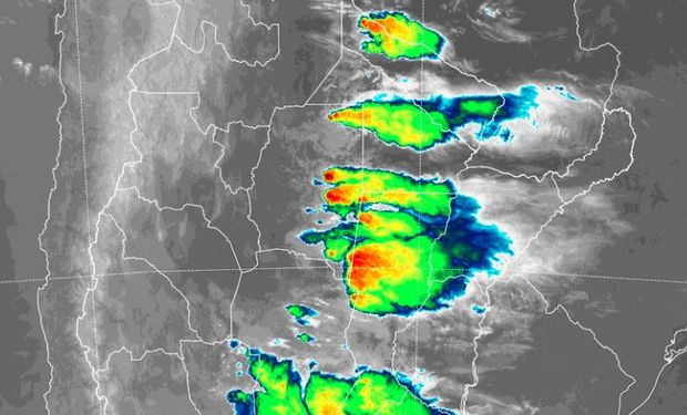 Lluvias y tormentas intensas afectan a amplias regiones.