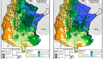 Disminuye el área con excedentes hídricos del NEA