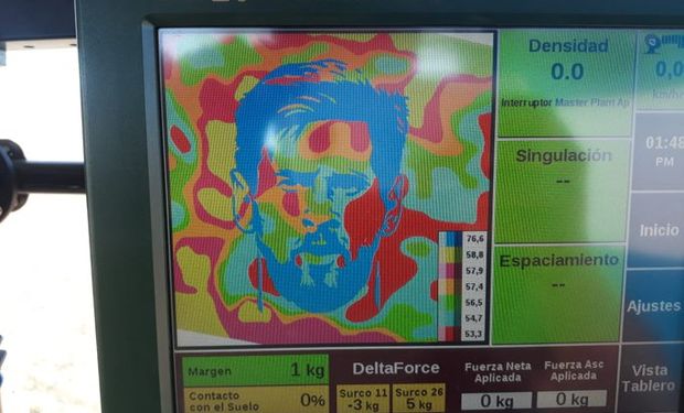 Mundial 2022: "pintó" a Messi en el campo, revela cuánto sale y comparte la ubicación para verlo desde el aire