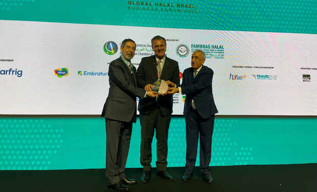 Fávaro participou do encerramento do 2º Global Halal Brazil Business Forum 2023, em São Paulo