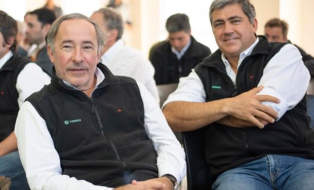 Carlos Borla, presidente y principal accionista de Tomás Hnos, junto a Yari Murature, accionista minoritario y uno de los aliados de Borla.
