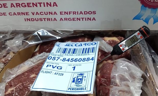 Argentina exportó a China ojo de bife enfriado y envasado al vacío