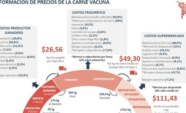 Formación de los precios de la carne vacuna.