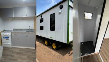 De la más barata a la más cara, esto cuestan las casillas rurales que traen internet, ducha y energía solar: "Todo lo que tengas en tu casa ahora lo tenés en una casilla rodante”