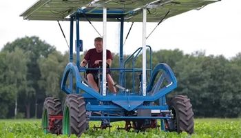 Produtor cria "cavalo" solar que trabalha até 8 horas sem parar 