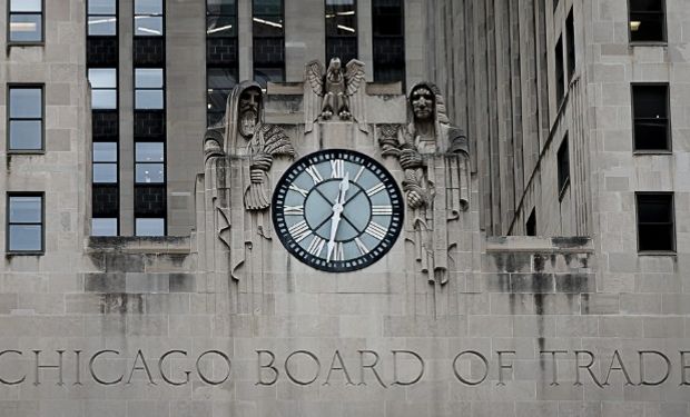 Bajas en Chicago para cerrar la semana.