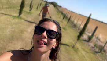 La China Suárez se desnudó en el campo y revolucionó Instagram