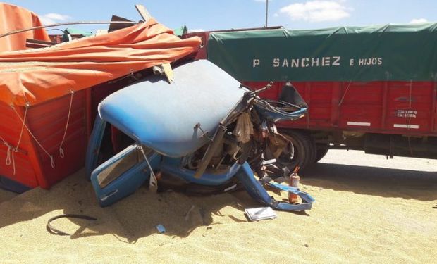 Accidente de Celso Aragón en Quequén.