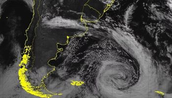 Ciclone intenso impulsiona nova frente fria para o Sul do Brasil