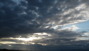 Cielo algo nublado, inestable en algunas regiones
