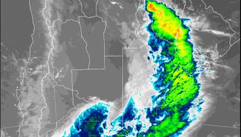 Lluvias: cayeron hasta  50 milímetros y se esperan precipitaciones sobre la franja este