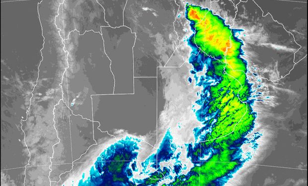 Lluvias: cayeron hasta 50 milímetros y se esperan precipitaciones sobre la franja este