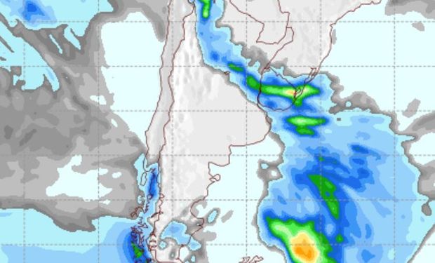 Las cinco zonas que tendrán las tormentas principales entre hoy y mañana