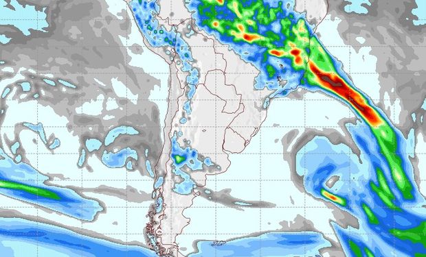 Pronóstico de lluvias para el 13 de diciembre de 2017.