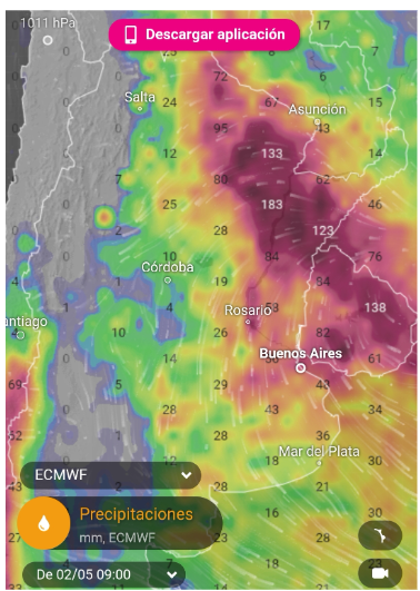 lluvias campo