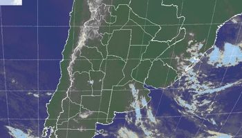 Heladas débiles en el sur de la región pampeana