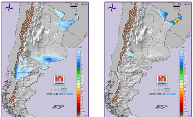Mapa de Precipitaciones.