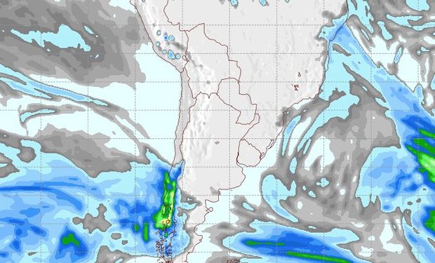 Pronóstico de precipitaciones para el 6 de agosto.