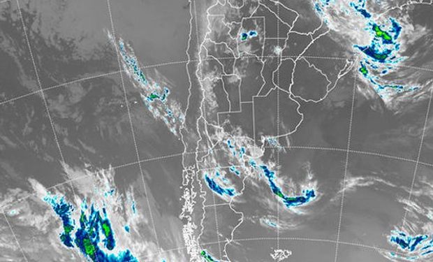 En el recorte de imagen satelital, se presenta una foto casi repetida a la de las dos primeras jornadas de la semana.