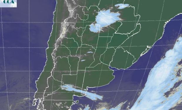 Puede apreciarse el predominio de cielos despejados.
