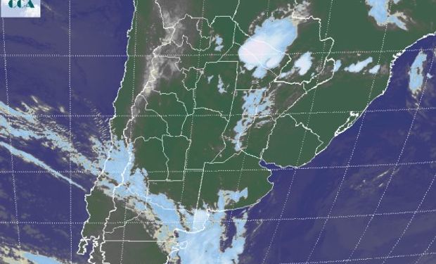 La circulación del sector norte seguirá aportando aire húmedo sobre toda la región pampeana. La situación se mantendrá relativamente estable en gran parte de la misma.