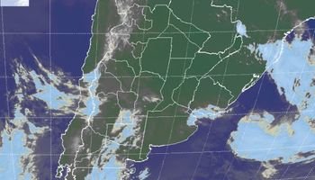 Nubes bajas en gran parte de la región pampeana