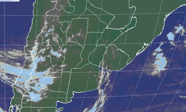 La imagen satelital no presenta coberturas nubosas significativas.