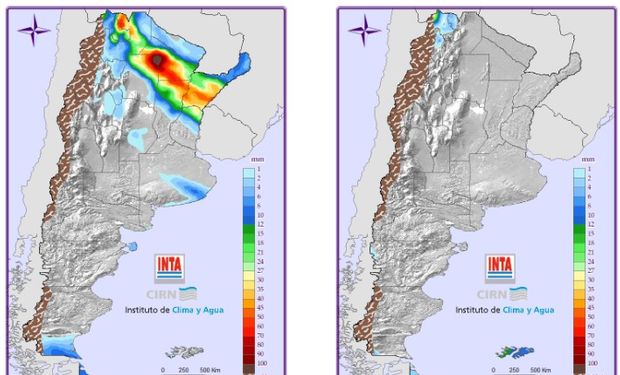 Mapa de Precipitaciones.