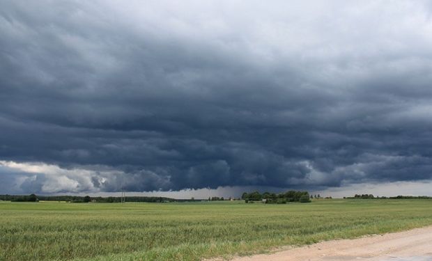 Alerta del Servicio Meteorológico Nacional por lluvias y tormentas en zona núcleo