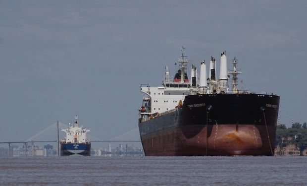 Es récord la cola de buques esperando para cargar maíz argentino: "Esto fuerza precios del maíz muy firmes, que se extienden a los precios de cosecha”