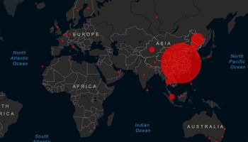 Coronavirus: un mapa interactivo permite seguir al instante la evolución de la enfermedad