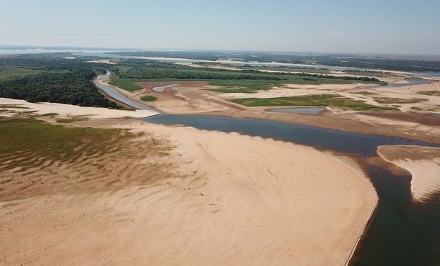 Río Paraná, con bajante histórica: las causas y perspectivas poco alentadoras