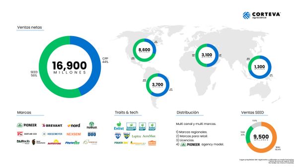 negocio global de corteva