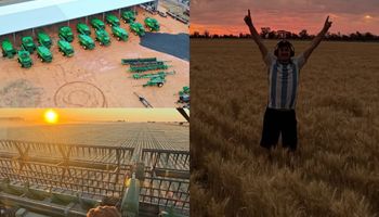 Cuánto ahorra el agrónomo argentino que trabaja para una de las empresas agrícolas más grandes de Australia: convoy de 25 cosechadoras, viajes de 1300 kilómetros y el sueño de volver para tener máquinaria propia