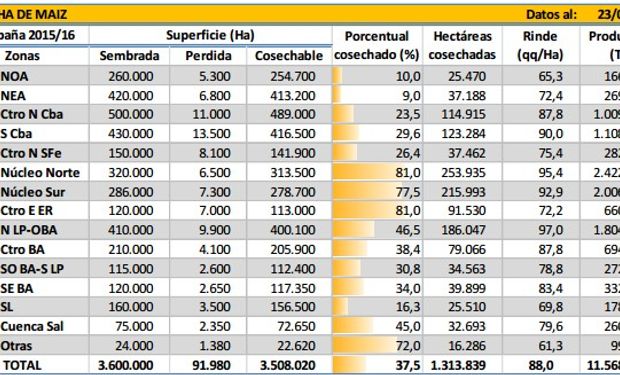 Fuente: Bolsa de Cereales de Buenos Aires