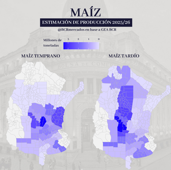 Cosecha de maíz temprano