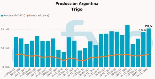 cosecha de trigo 2025
