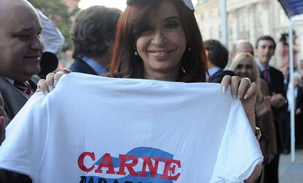 Cristina Kirchner defendió el cepo a la carne y compartió un video