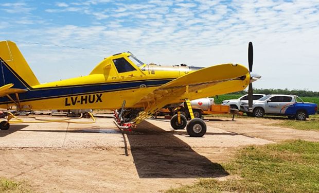 La Administración Nacional de Aviación Civil habilitó las aplicaciones aéreas