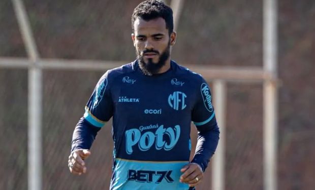 Danielzinho durante treinamento no CT do Mirassol, no interior de São Paulo (Foto: JP Pinheiro/Agência Mirassol)