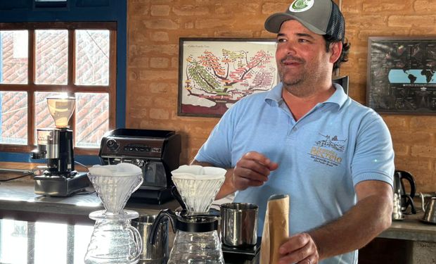Café da "boca do vulcão" alcança até R$ 19 mil por saca