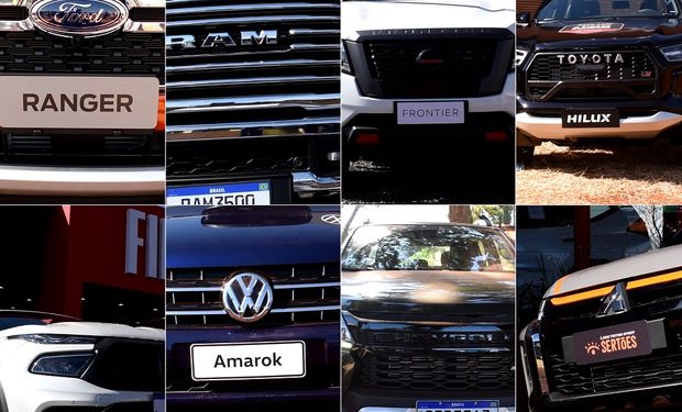 Las ocho potentes camionetas que marcan tendencia en Brasil