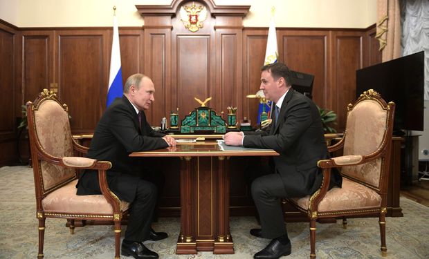 "Planejamos que as exportações sejam de 25 milhões de toneladas", disse o Ministro da Agricultura da Rússia, Dmitry Patrushev. (foto - Gabinete da Presidência da Rússia)